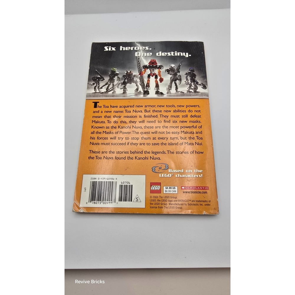 Bionicle Chronicles #4: Tales of the Masks -‎ Mass Market Paperback - VERY GOOD - Picture 2 of 3